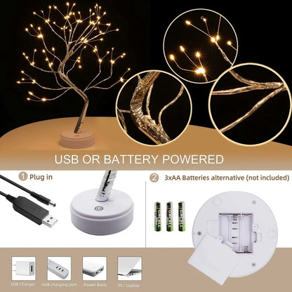 GlowTree Ambient Bonsai Desk Light