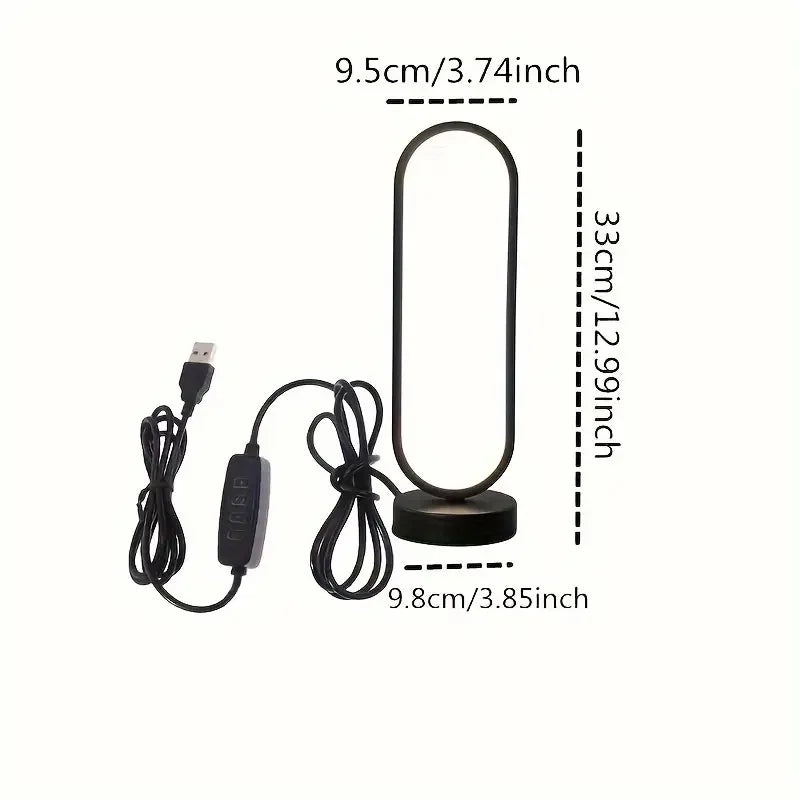 HaloGlow Minimalist LED Ring Lamp