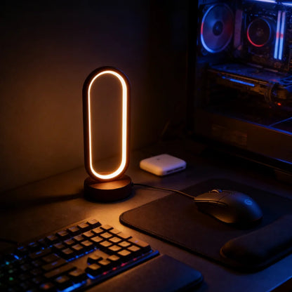 HaloGlow Minimalist LED Ring Lamp