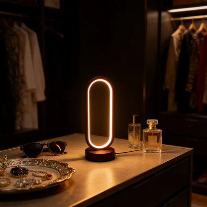 HaloGlow Minimalist LED Ring Lamp