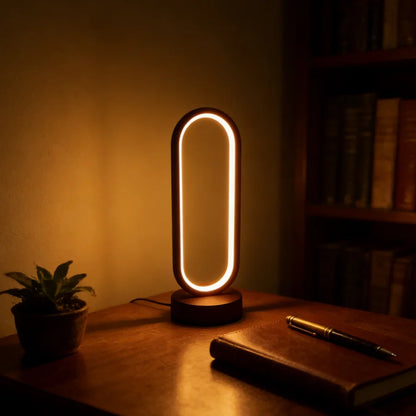 HaloGlow Minimalist LED Ring Lamp